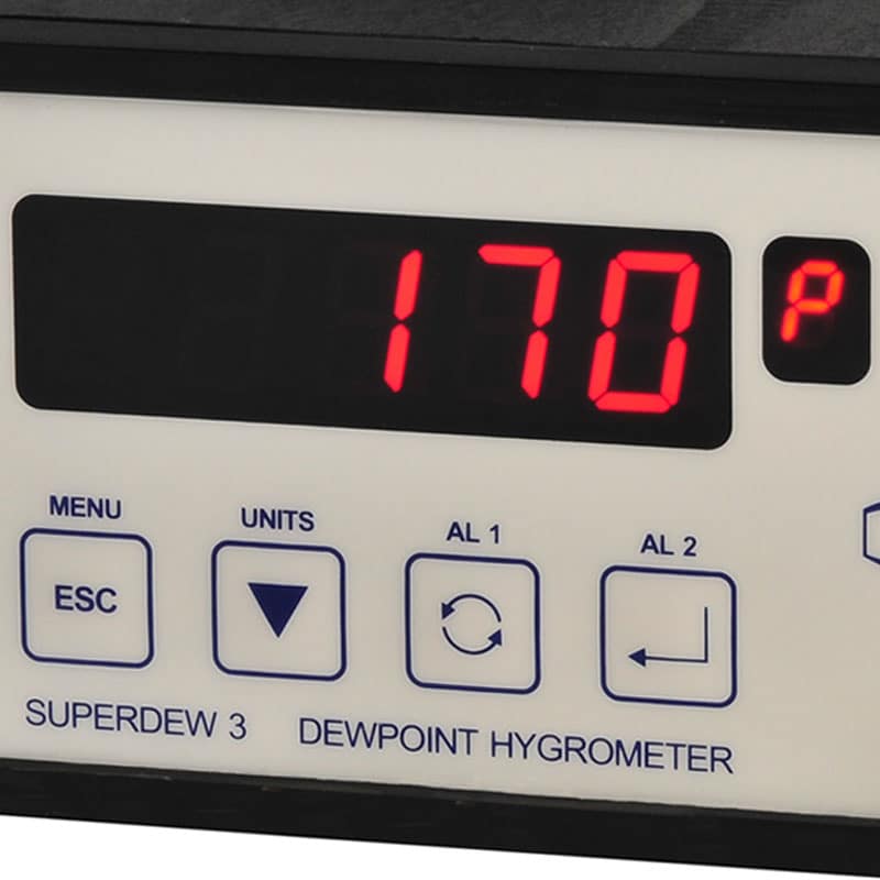 Shaw Superdew 3 single channel inline hygrometer,dewpoint measurement,process gases and compressed air