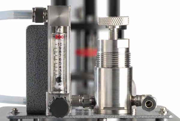 SHAW Sample Systems SU2 sample plate with flow pressure regulation use with portable dewpoint meters, dew point sampling systems range