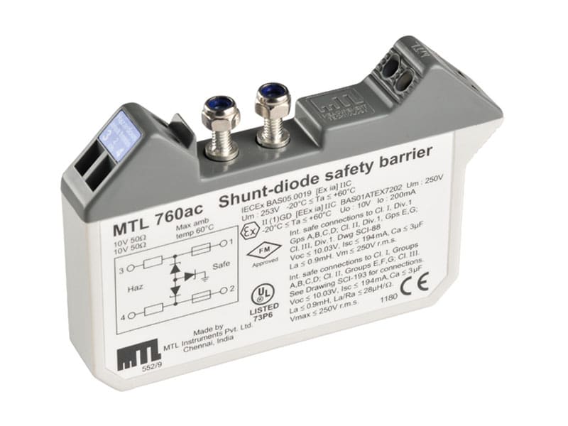 Shaw zener barrier unit, safety