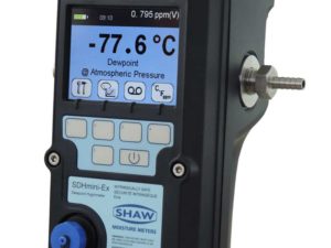 SHAW-SDHmini-Ex-hand held portable dewpoint meter PPM-and-secondary-engineering units