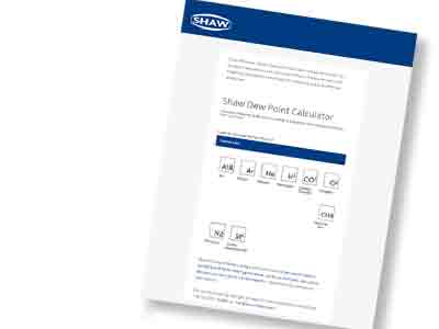 online dew point calculator, calculate and convert all your trace moisture measurements